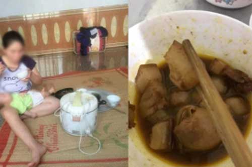 Trông con ốm không kịp ra ăn cơm cùng cả nhà, nàng dâu bật khóc khi nhìn thấy đồ ăn mẹ chồng để phần