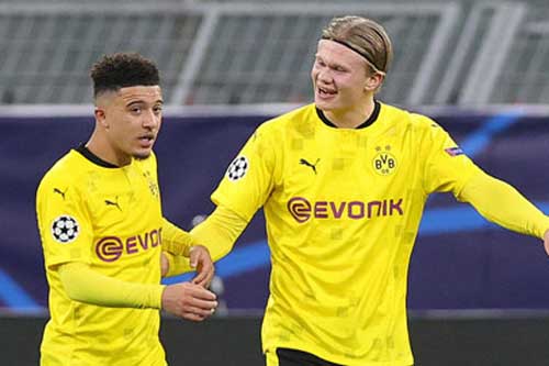 Dortmund đang 'bay' trên 'đôi cánh' Haaland - Sancho