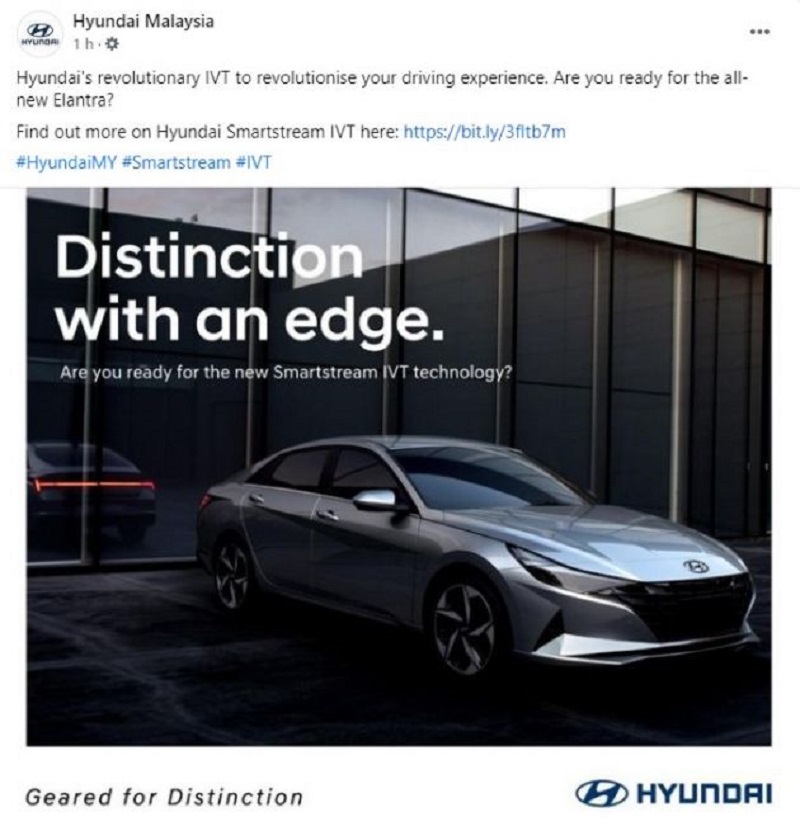 Hyundai Elantra 2021 sẽ đi kèm động cơ 1.6L Smartstream NA và hộp số IVT