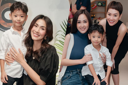 Tăng Thanh Hà, Mai Phương Thúy dự sinh nhật con trai Trà My