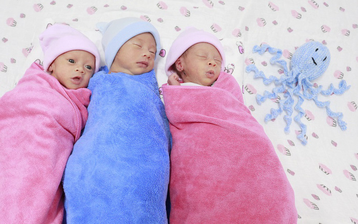 Liên tiếp hai trường hợp tam thai tự nhiên hiếm gặp ở Việt Nam