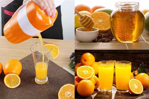 Công thức pha chế nước cam mật ong tăng đề kháng khi chuyển mùa