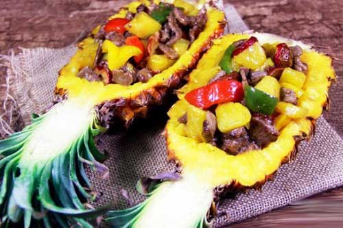 Thịt bò xào dứa, món ngon cho bữa cơm gia đình