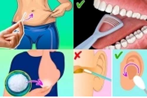 7 bộ phận trên cơ thể thường bị vệ sinh sai cách