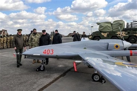 6 chiec UAV Bayraktar TB2 da toi Kramatorsk-Ukraine?