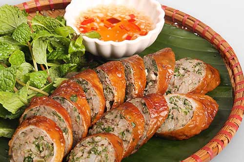 Cách làm dồi sụn heo nướng đậu phộng thơm ngon hết ý