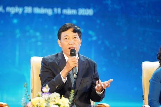 Thứ trưởng Trần Văn Tùng thảo luận về các dự định tương lai của Bộ Khoa học và Công nghệ cho các tập đoàn quốc tế hỗ trợ startup Việt Nam khởi nghiệp.