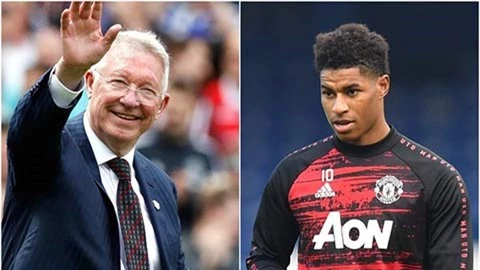 Sir Alex ca ngợi Rashford hết lời làm ấm lòng fan M.U