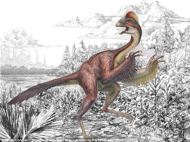 Tìm thấy loài khủng long mới có mào như gà