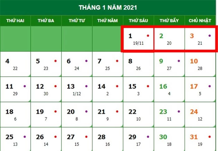 4 kỳ nghỉ dài ngày trong năm 2021 là những dịp nào? - Ảnh 1.