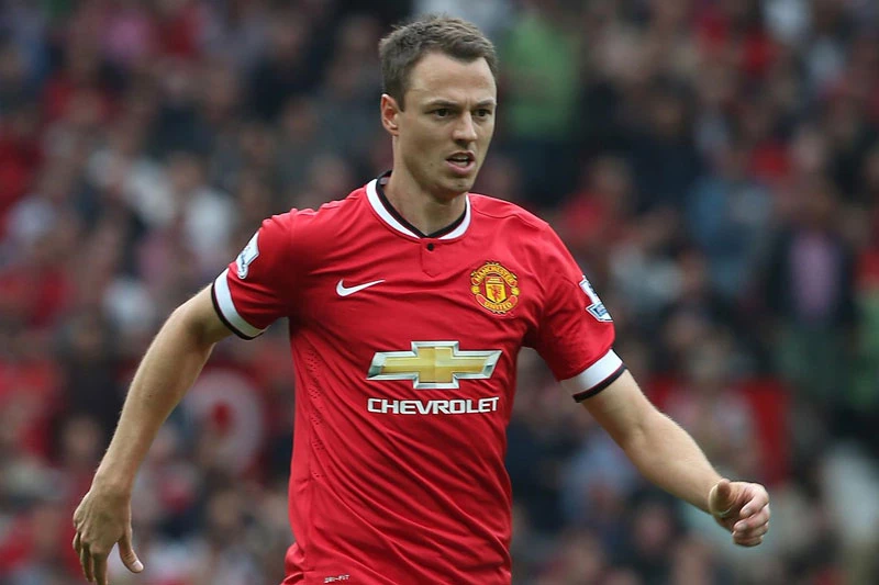 Jonny Evans thời còn khoác áo M.U.