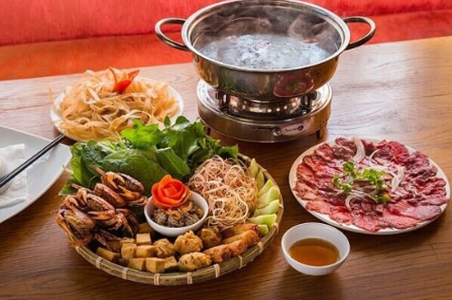 Cách làm lẩu riêu cua bắp bò sườn sụn ngon đúng vị