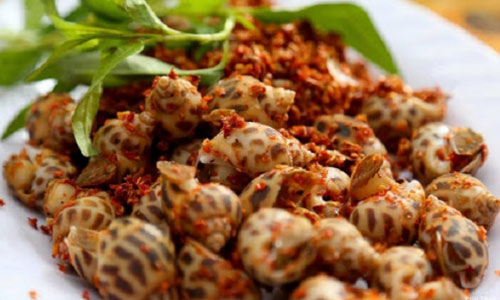 Cách làm món ốc hương nướng muối ớt đậm đà