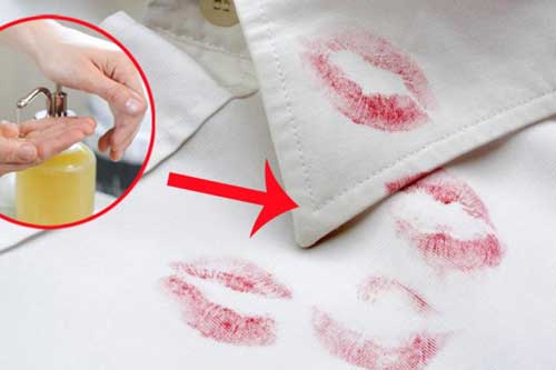 6 cách làm sạch vết son trên áo nhanh và đơn giản