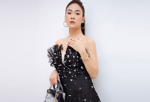 Tuyết Nga xách túi trăm triệu dự sự kiện