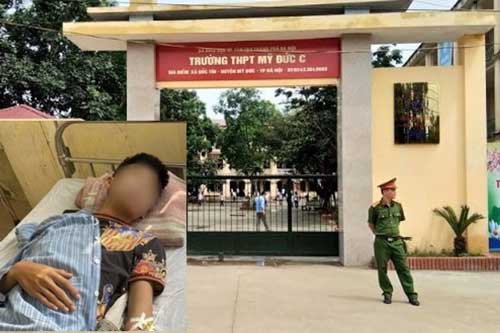 Hà Nội: Điều tra nhóm học sinh vác dao đuổi chém nhau quanh trường