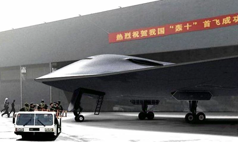 Đồ họa máy bay ném bom tàng hình H-20 của Trung Quốc. Ảnh: Topwar.