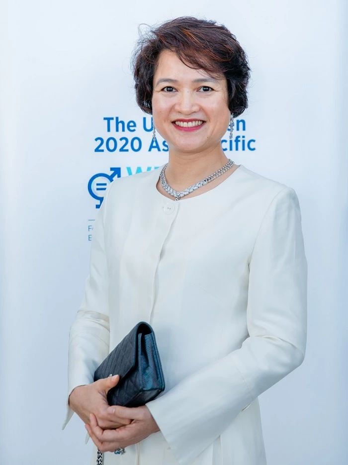 Bà Nguyễn Thị Hương Liên - Phó Tổng giám đốc Công ty Cổ phần Sao Thái Dương.