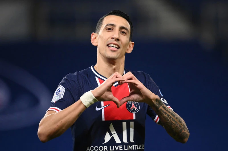 Tiền vệ phải: Angel Di Maria (PSG).