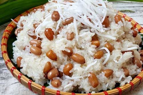 Mẹo nấu xôi lạc dẻo thơm bằng nồi cơm điện nhanh gọn cho bữa sáng