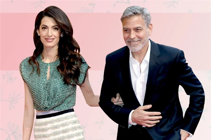 George Clooney và bà xã Amal Alamuddin.