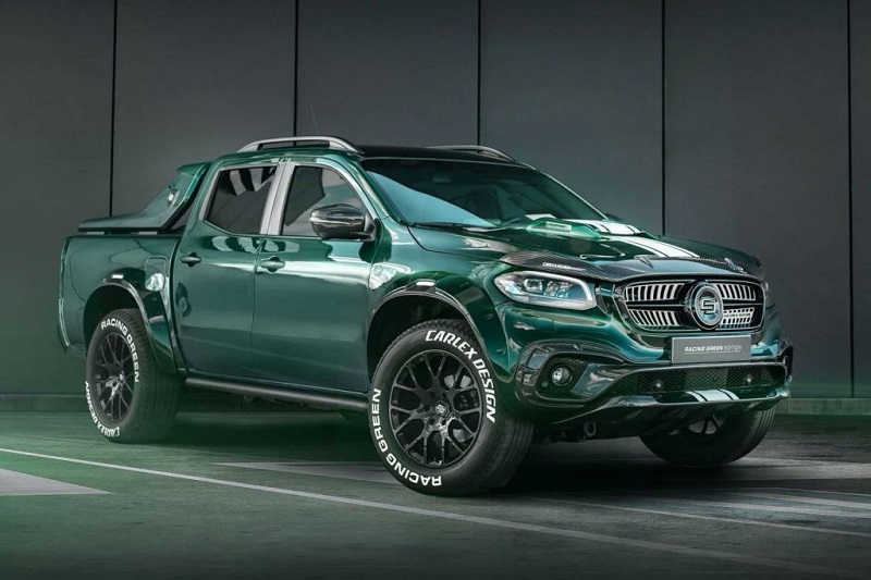Xe bán tải Mercedes-Benz X-class Racing Green Edition độ phong cách xe đua đẹp mê ly