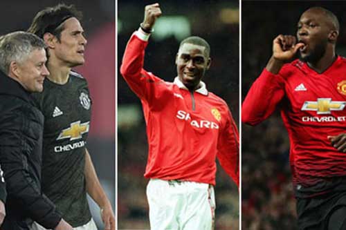 Solskjaer so sánh Cavani với Andy Cole và... Lukaku