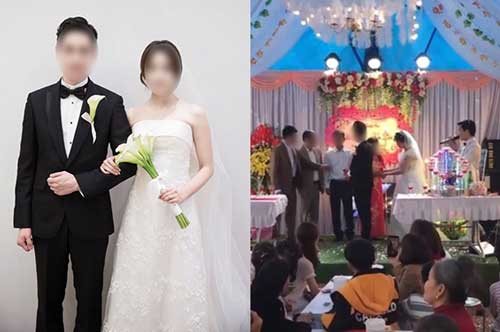 Đang lúc trao nhẫn, người yêu cũ của cô dâu chạy lên phá đám "nó có gì hơn anh", nữ chính giải quyết nhanh - gọn - lẹ khiến gã cứng họng, nhục nhã bỏ về