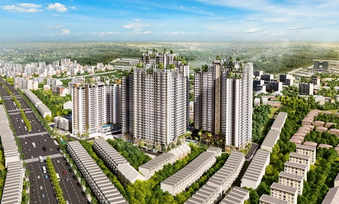 Toàn cảnh khu căn hộ phức hợp Legend Complex thiết kế theo “chuẩn Âu”. Toàn cảnh khu căn hộ phức hợp Legend Complex thiết kế theo “chuẩn Âu”.