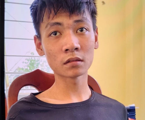 Đối tượng Lê Văn Thái (19 tuổi, ngụ xã Tam Hiệp, huyện Châu Thành, tỉnh Tiền Giang). Ảnh: TTXVN