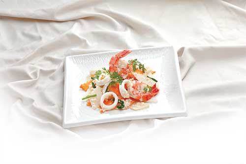 Ngọt thơm hương vị su hào xào hải sản