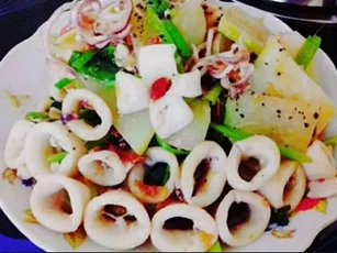 Cách làm mực xào su hào thơm ngon khó cưỡng