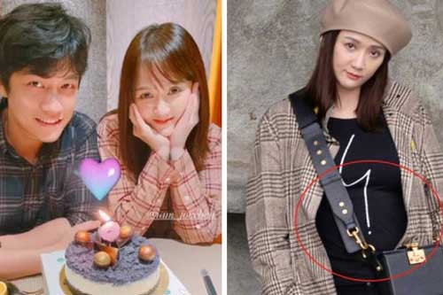 Đăng ảnh do phi công trẻ chụp, Trần Kiều Ân để lộ vòng 2 phát tướng làm dấy nghi vấn bầu bí