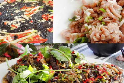 Cách làm cà tím nhồi thịt sốt dầu hào cực đưa cơm