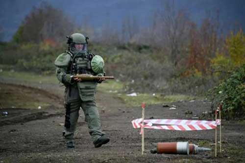 Lính Nga mặc siêu trang phục OVR-2 giữ hòa bình tại Nagorno-Karabakh