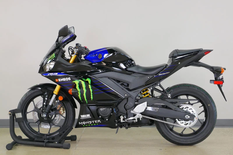 3. Yamaha YZF-R3 (vận tốc tối đa: 177 km/h).