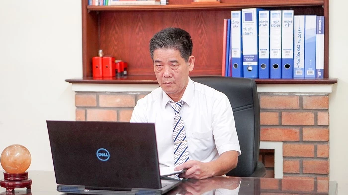Ông Trương Văn Trắc - Tổng giám đốc Công ty Cổ phần Thanh toán Hưng Hà.