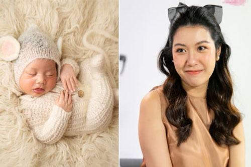 Á hậu Thúy Vân nhắn nhủ đến con trai vừa tròn tháng: 'Ba mẹ sẽ yêu thương và bảo vệ con suốt đời'