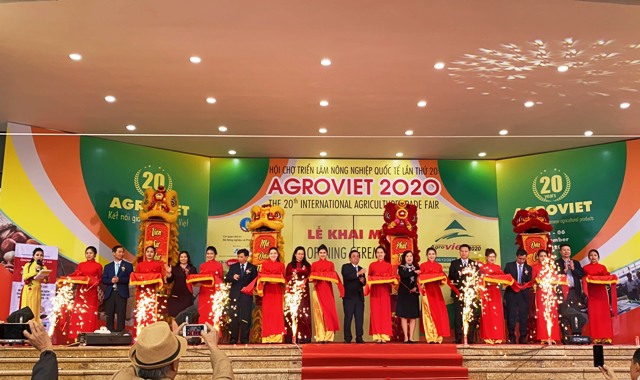 Khai mạc Hội chợ Triển lãm Nông nghiệp Quốc tế AgroViet 2020