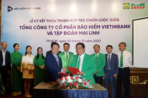 Bảo hiểm Vietinbank ký kết hợp tác chiếc lược với Tập đoàn Mai Linh