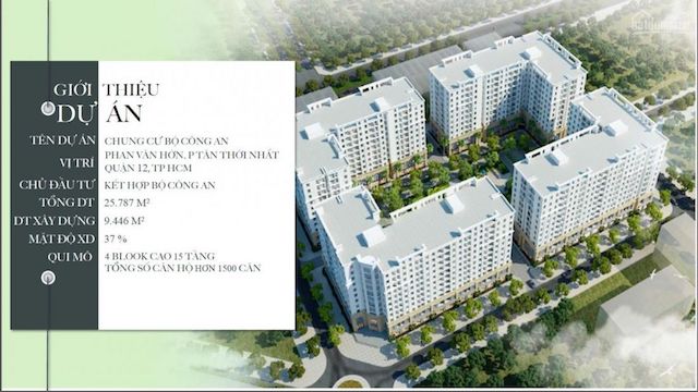 TP.HCM: Cảnh báo lừa đảo bán “Dự án căn hộ nhà ở xã hội Lê Minh Bộ Công an”