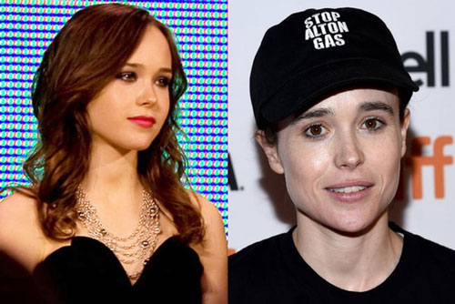 Công khai chuyển giới, Ellen Page được cả Hollywood ủng hộ
