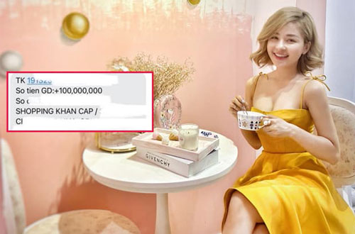 Than buồn, hot girl Trâm Anh được bạn trai chuyển thẳng 100 triệu với lời nhắn 'shopping khẩn cấp'