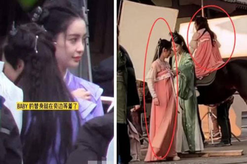 Angelababy lười biếng, lạm dụng diễn viên đóng thế trên phim trường?
