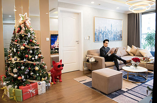 Căn hộ độc thân 106 m2 của MC Thái Dũng