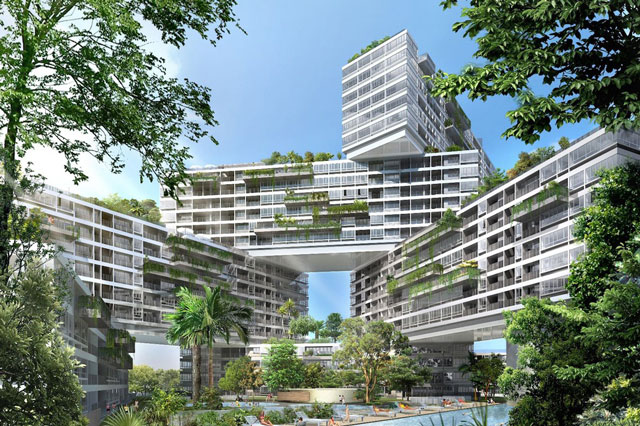 Ngắm những tòa nhà độc đáo ở Singapore