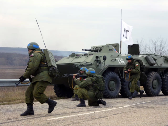 Lính Nga đang mắc kẹt tại Transnistria. Ảnh: Roy TV.