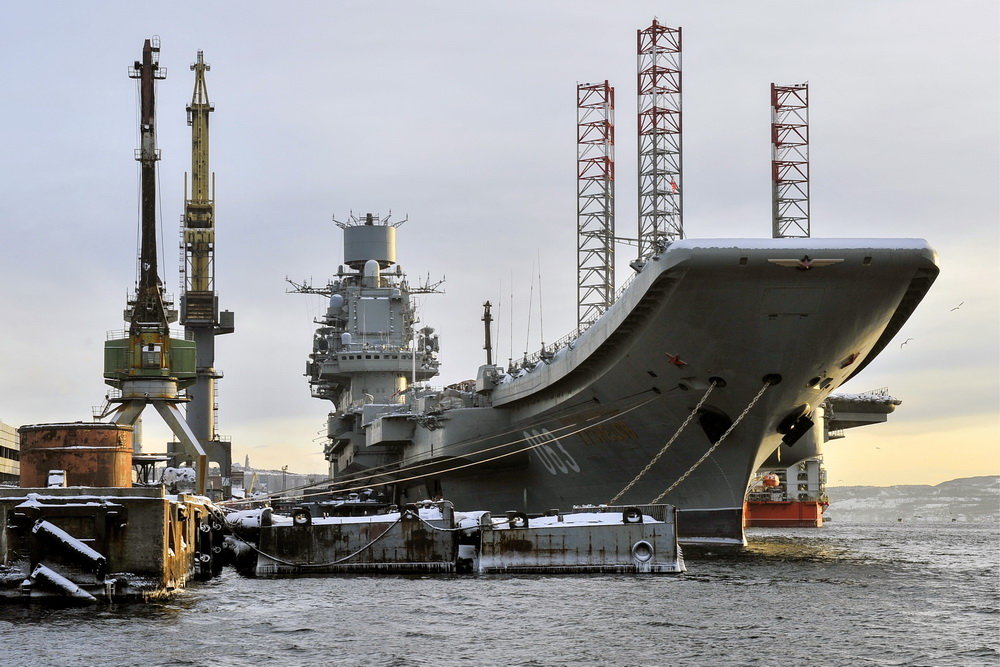 Các cuộc thử nghiệm của tàu sân bay "Đô đốc Kuznetsov" bắt đầu vào năm 2022