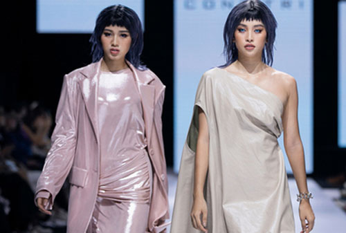 Đỗ Thị Hà lần đầu catwalk cùng các đàn chị