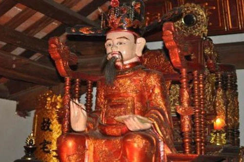 Tượng thờ Trạng nguyên - Thái sư Lê Văn Thịnh.